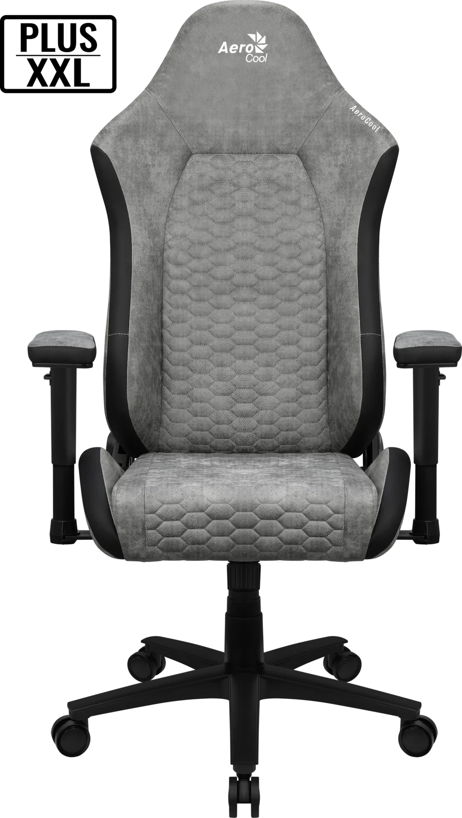 Кресло Aerocool CROWN PLUS AeroSuede Stone Grey