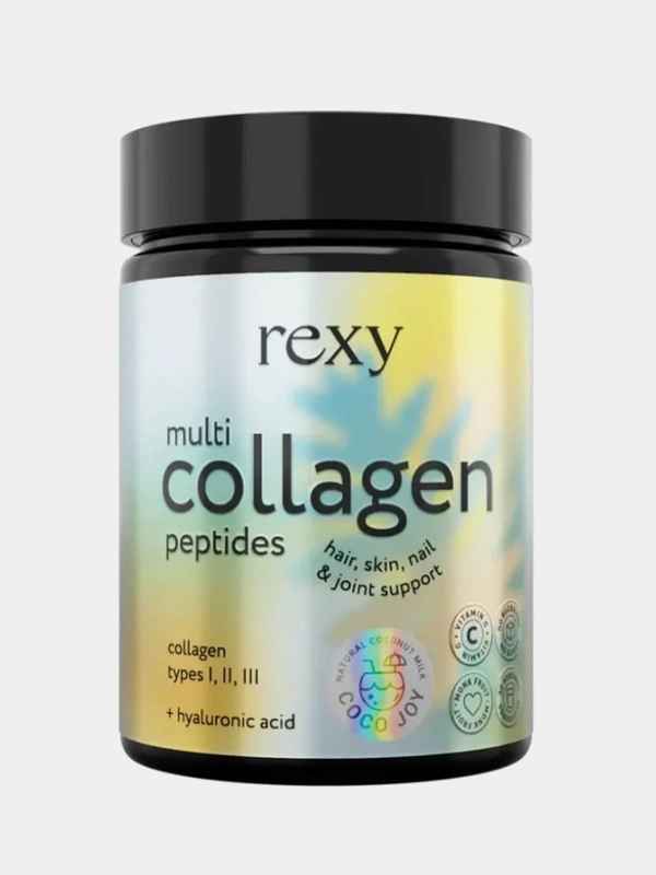 Мультиколлаген Rexy Coco Joy, пептидный, кокосовый, 180 г