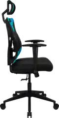 Кресло Aerocool GUARDIAN Ice Blue (150кг, эргономичное, сетчатый материал, 2D подлокотник)
