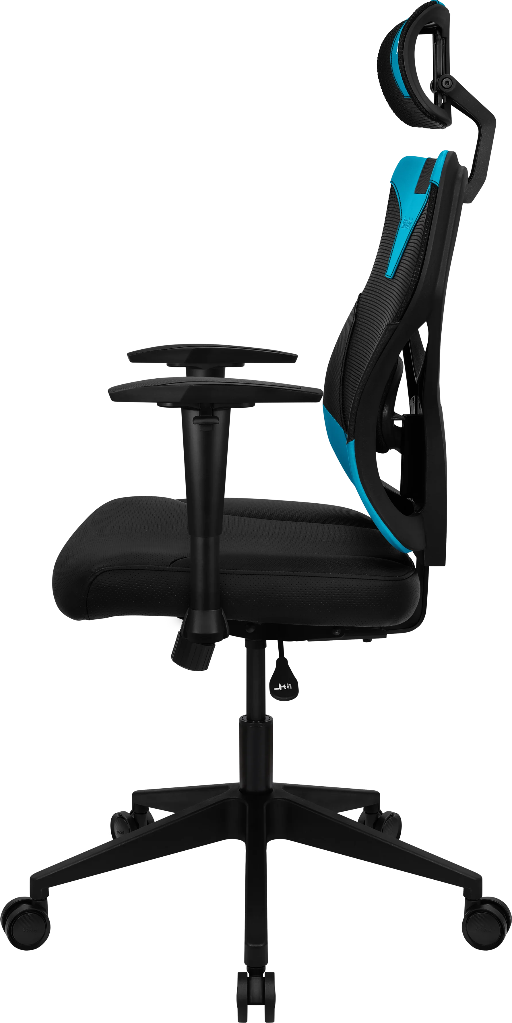 Кресло Aerocool GUARDIAN Ice Blue (150кг, эргономичное, сетчатый материал, 2D подлокотник)