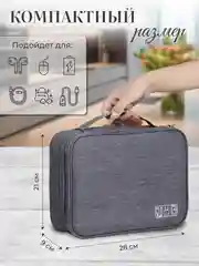 Органайзер для проводов и зарядок, сумка для аксессуаров