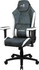 Кресло Aerocool CROWN AeroSuede Steel Blue(150кг, ткань AeroSuede, 2 подуш, 2D подлокотн)