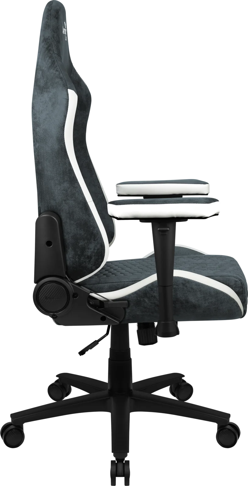 Кресло Aerocool CROWN AeroSuede Steel Blue(150кг, ткань AeroSuede, 2 подуш, 2D подлокотн)