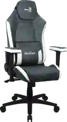 Кресло Aerocool CROWN AeroSuede Steel Blue(150кг, ткань AeroSuede, 2 подуш, 2D подлокотн)