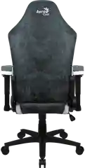Кресло Aerocool CROWN AeroSuede Steel Blue(150кг, ткань AeroSuede, 2 подуш, 2D подлокотн)