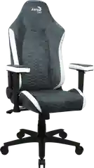 Кресло Aerocool CROWN AeroSuede Steel Blue(150кг, ткань AeroSuede, 2 подуш, 2D подлокотн)