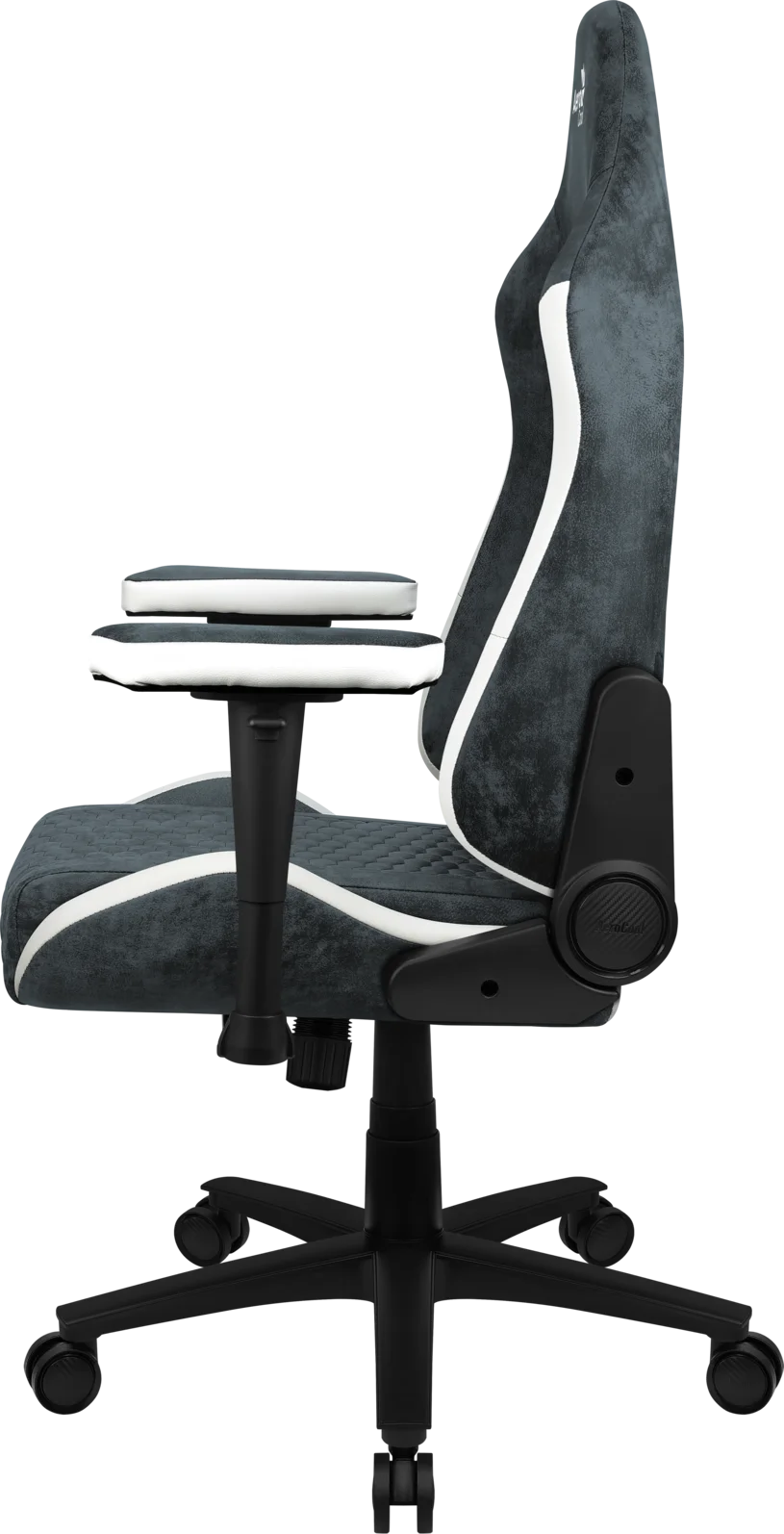 Кресло Aerocool CROWN AeroSuede Steel Blue(150кг, ткань AeroSuede, 2 подуш, 2D подлокотн)