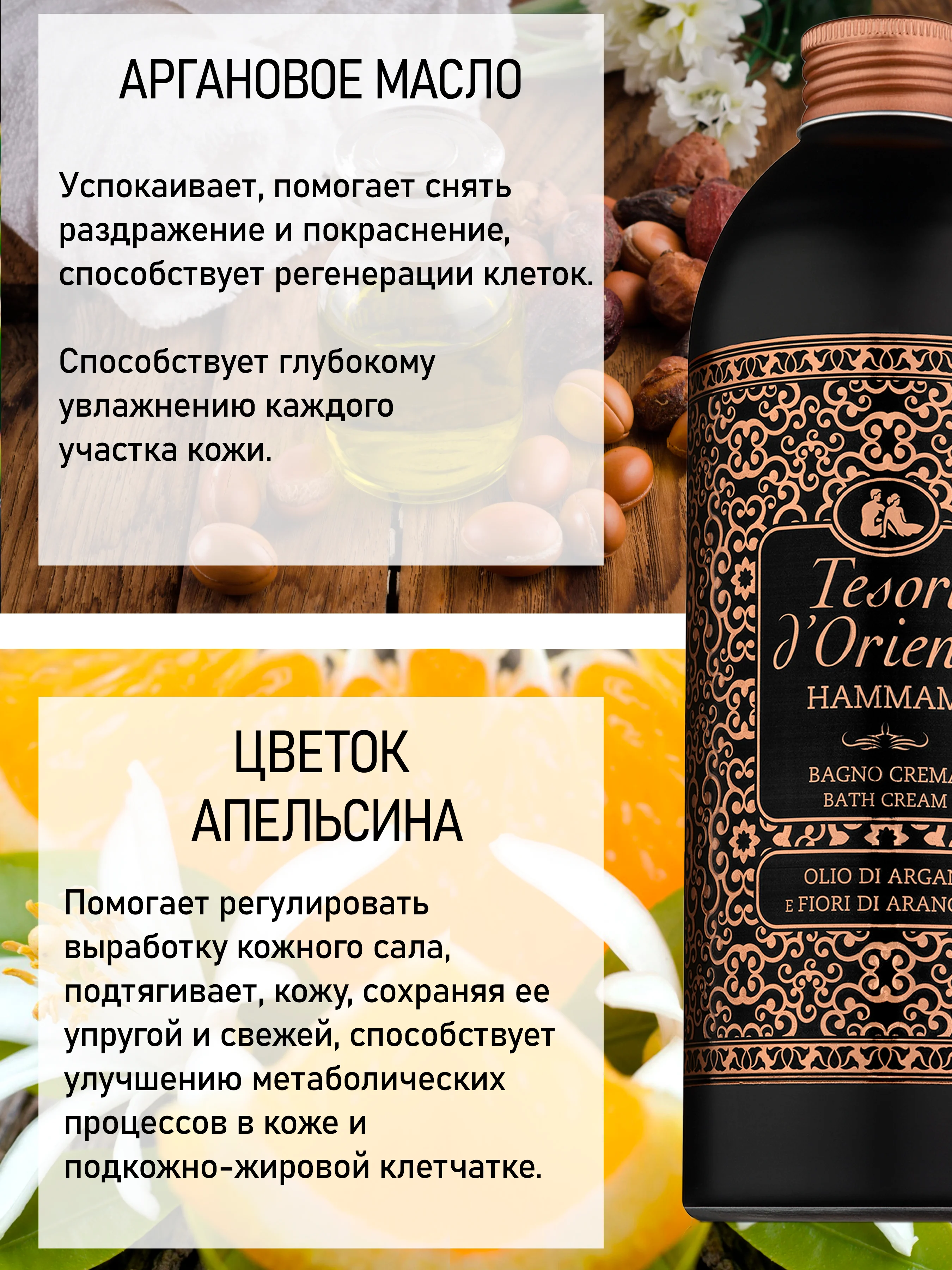 Парфюмированный гель для душа Хаммам 500 мл