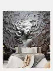 Фотообои 3D на стену флизелиновые "Барельеф" 283*300 см, обои моющиеся на стену