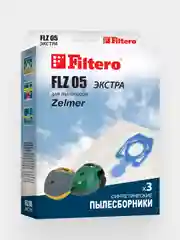 Мешки-пылесборники Filtero FLZ 05 Экстра для пылесосов Zelmer, синтетические, 3 штуки