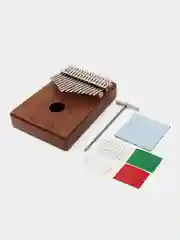 Коричневый калимба музыкальный инструмент фортепиано для большого пальца 17 нот Kalimba