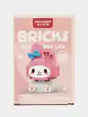 Бежевый конструктор аниме Куроми, Хэллоу Китти, Май Мелоди, Hello Kitty, My Melody, Kuromi