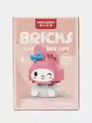 Бежевый конструктор аниме Куроми, Хэллоу Китти, Май Мелоди, Hello Kitty, My Melody, Kuromi