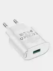 Сетевое зарядное устройство Hoco C109A, USB, QC3.0, 18Вт, белый