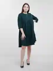 Тёмно-зелёный платье женское летнее