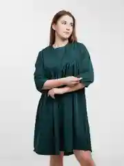 Тёмно-зелёный платье женское летнее