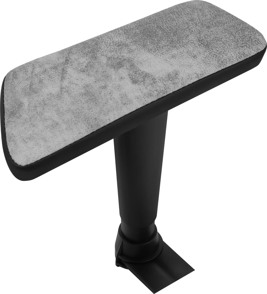 Кресло Aerocool CROWN AeroSuede Stone Grey (150кг, ткань AeroSuede, 2 подуш, 2D подлокот)
