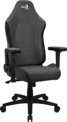 Кресло Aerocool CROWN AeroWeave Ash Black (150кг, ткань AeroWeave, 2 подуш 2D подлокотник)