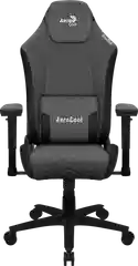 Кресло Aerocool CROWN AeroWeave Ash Black (150кг, ткань AeroWeave, 2 подуш 2D подлокотник)