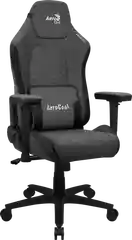 Кресло Aerocool CROWN AeroWeave Ash Black (150кг, ткань AeroWeave, 2 подуш 2D подлокотник)