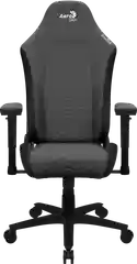 Кресло Aerocool CROWN AeroWeave Ash Black (150кг, ткань AeroWeave, 2 подуш 2D подлокотник)