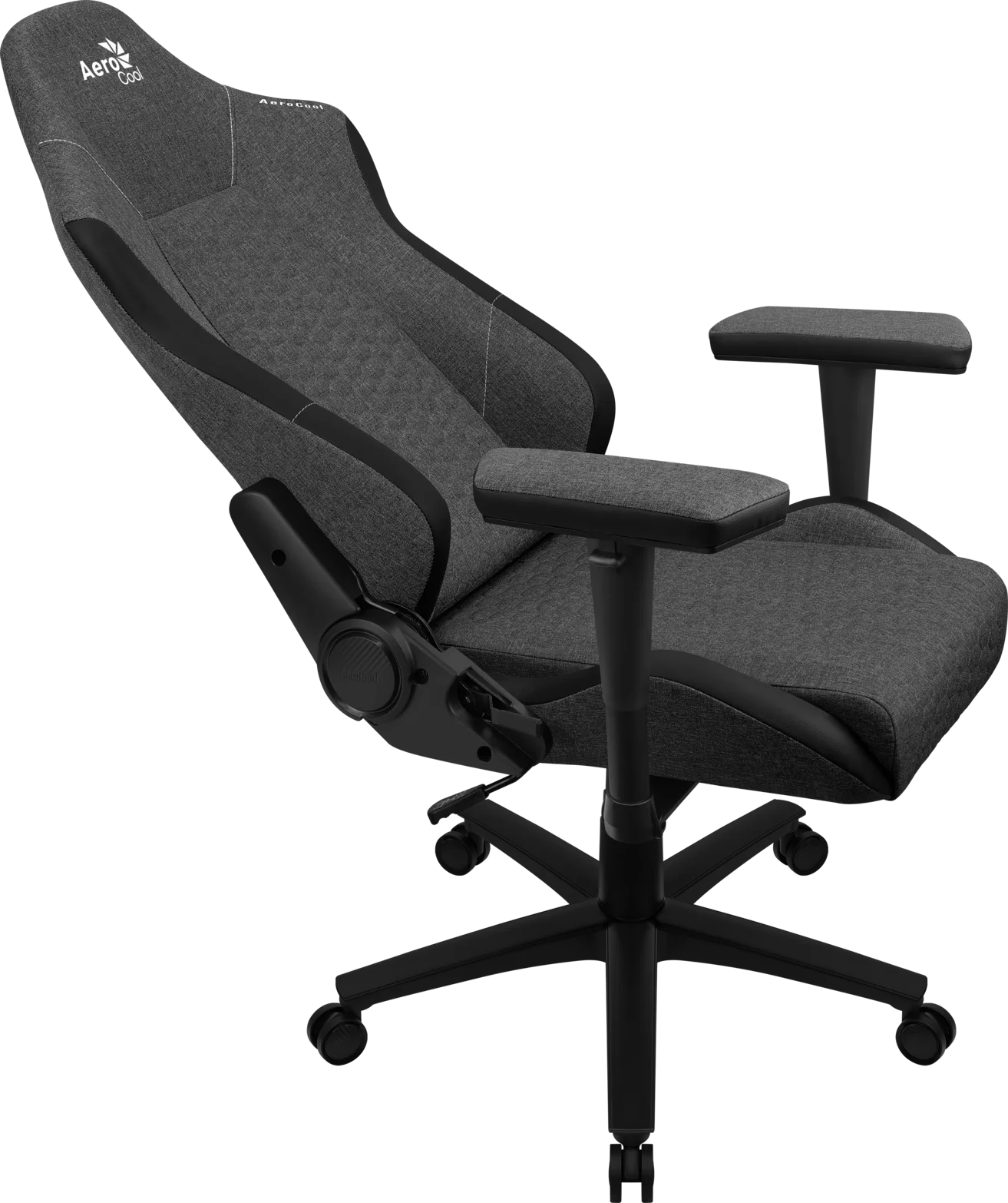 Кресло Aerocool CROWN AeroWeave Ash Black (150кг, ткань AeroWeave, 2 подуш 2D подлокотник)