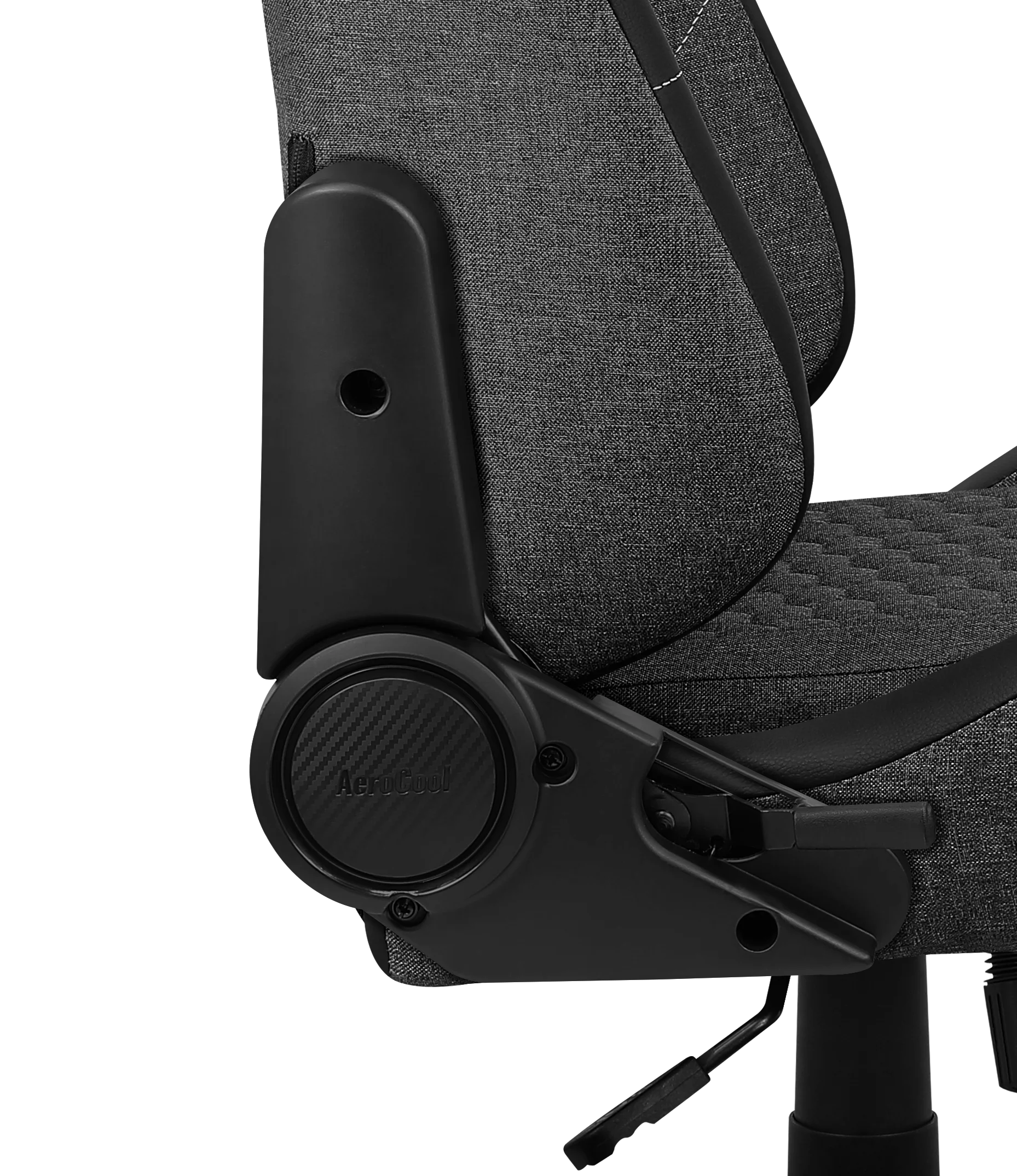 Кресло Aerocool CROWN AeroWeave Ash Black (150кг, ткань AeroWeave, 2 подуш 2D подлокотник)