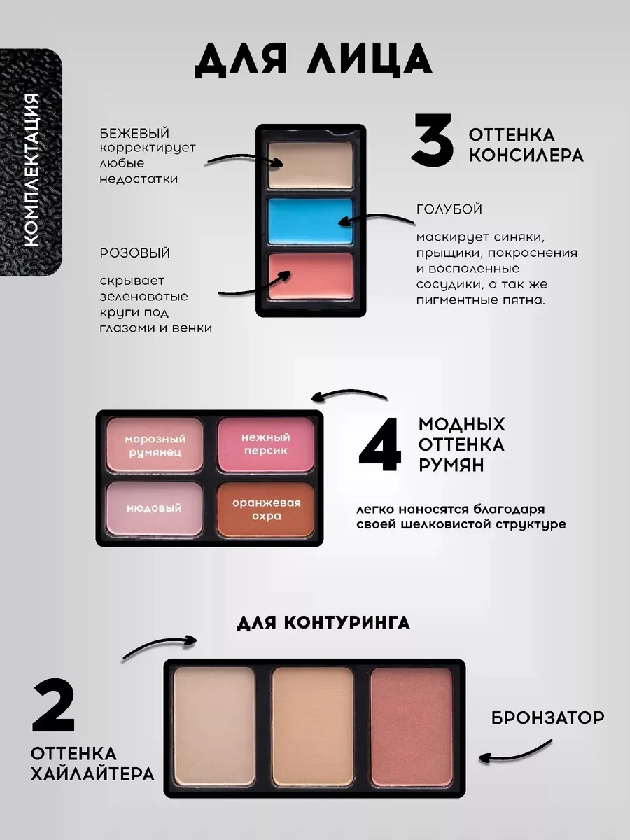 Подарочный набор косметики для макияжа органайзер бокс №26