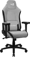 Кресло Aerocool CROWN AeroWeave Ash Grey (150кг, ткань AeroWeave, 2 подуш, 2D подлокотник)