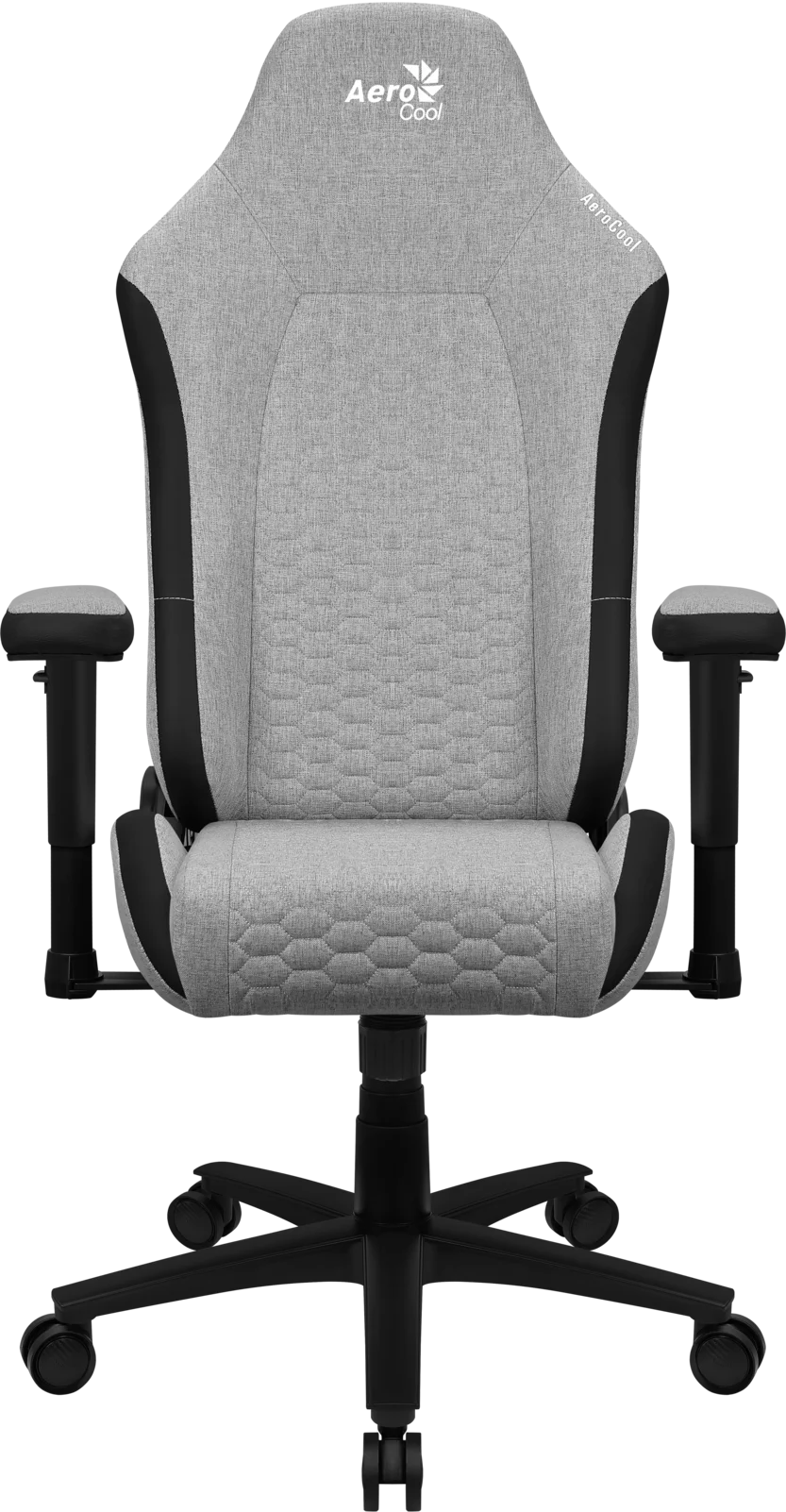 Кресло Aerocool CROWN AeroWeave Ash Grey (150кг, ткань AeroWeave, 2 подуш, 2D подлокотник)