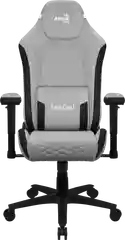 Кресло Aerocool CROWN AeroWeave Ash Grey (150кг, ткань AeroWeave, 2 подуш, 2D подлокотник)