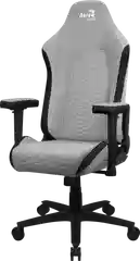Кресло Aerocool CROWN AeroWeave Ash Grey (150кг, ткань AeroWeave, 2 подуш, 2D подлокотник)
