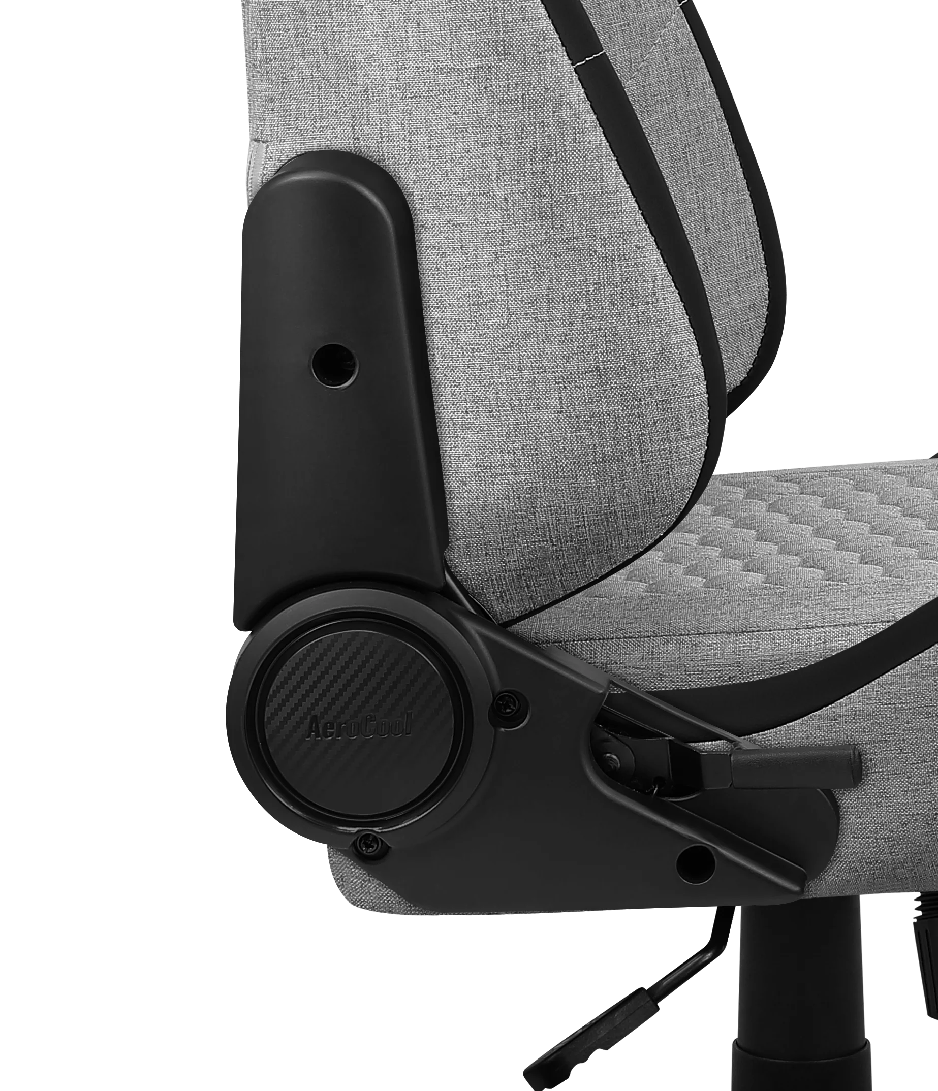 Кресло Aerocool CROWN AeroWeave Ash Grey (150кг, ткань AeroWeave, 2 подуш, 2D подлокотник)