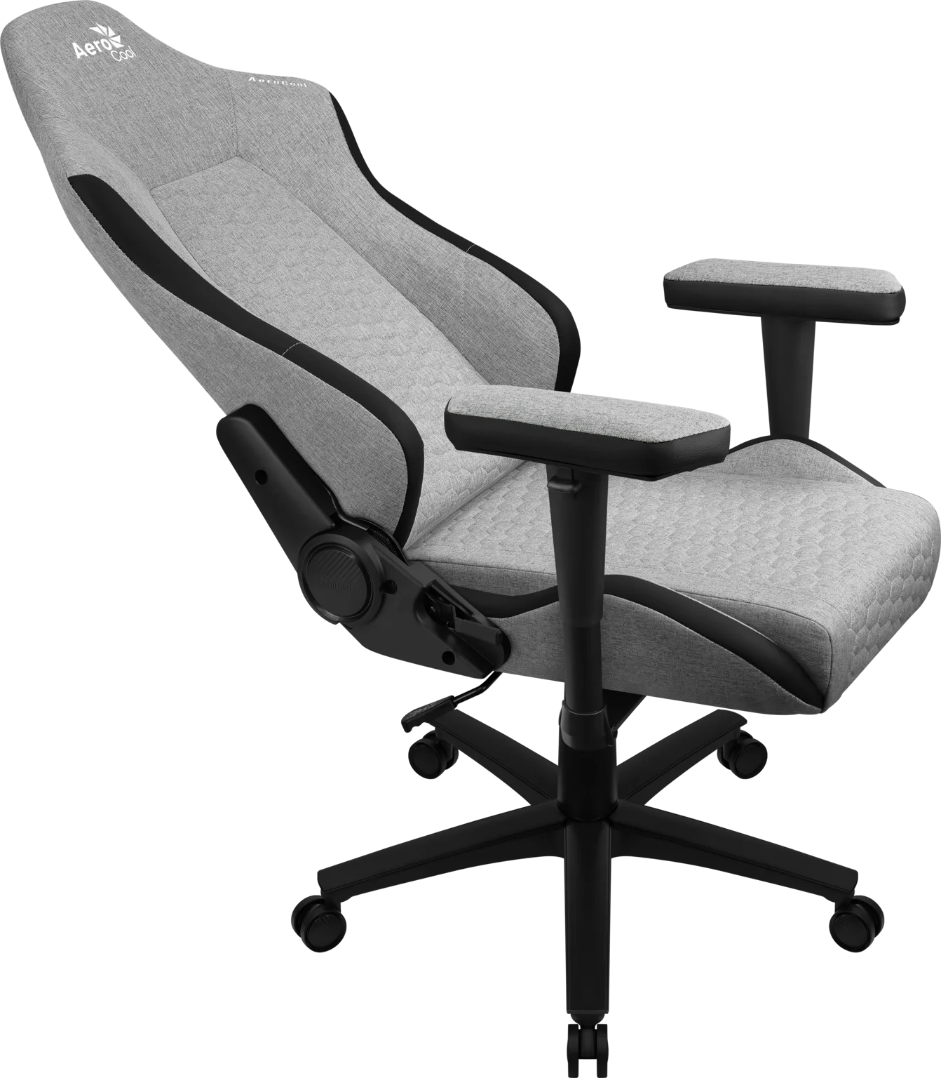 Кресло Aerocool CROWN AeroWeave Ash Grey (150кг, ткань AeroWeave, 2 подуш, 2D подлокотник)