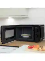 Черный микроволновая печь making Oasis everywhere MW-70MB