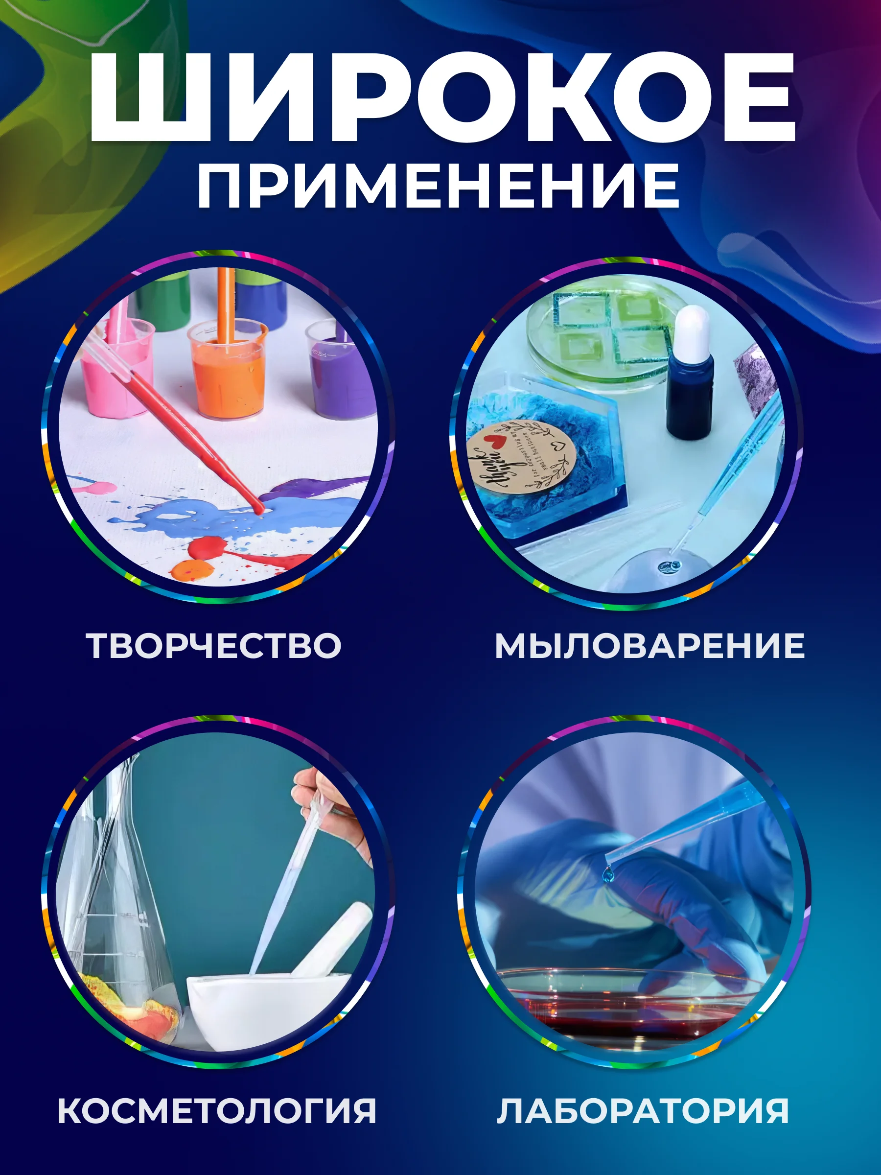 Набор пипетка пастера для творчества 30 штук / 0,2 мл 0,5 мл 1 мл 2 мл 3 мл 5мл