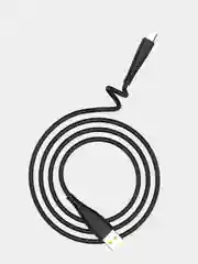 Черный кабель USB на Micro-USB "GFPower 19M", 1 метр, 2.4A, силиконовый