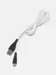 Белый кабель USB на Micro-USB "GFPower 19M", 1 метр, 2.4A, силиконовый