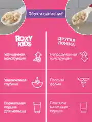 Голубой набор детских ложек для первого прикорма