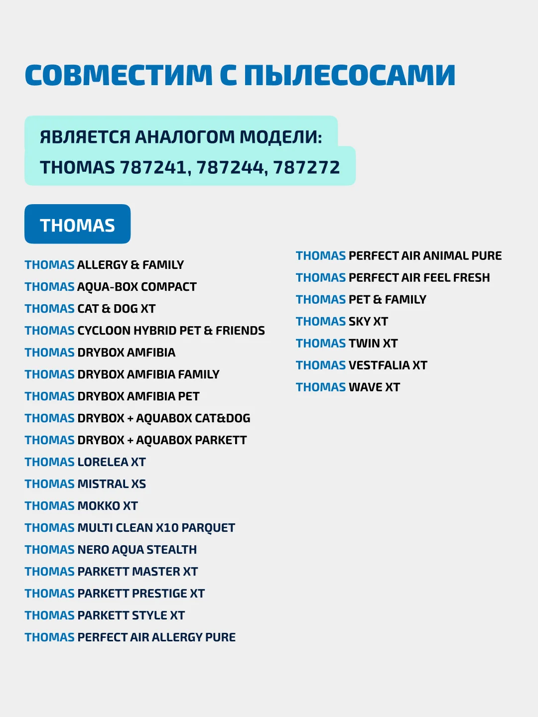 HEPA фильтр Filtero FTH 09 для пылесосов THOMAS XT,XS,Drybox Amfibia,CAT&DOG XT,Parkett XT