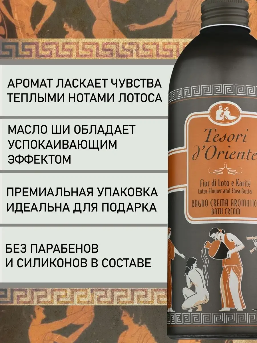 Парфюмированный Гель для душа Цветок Лотоса Fior di Loto 500 мл