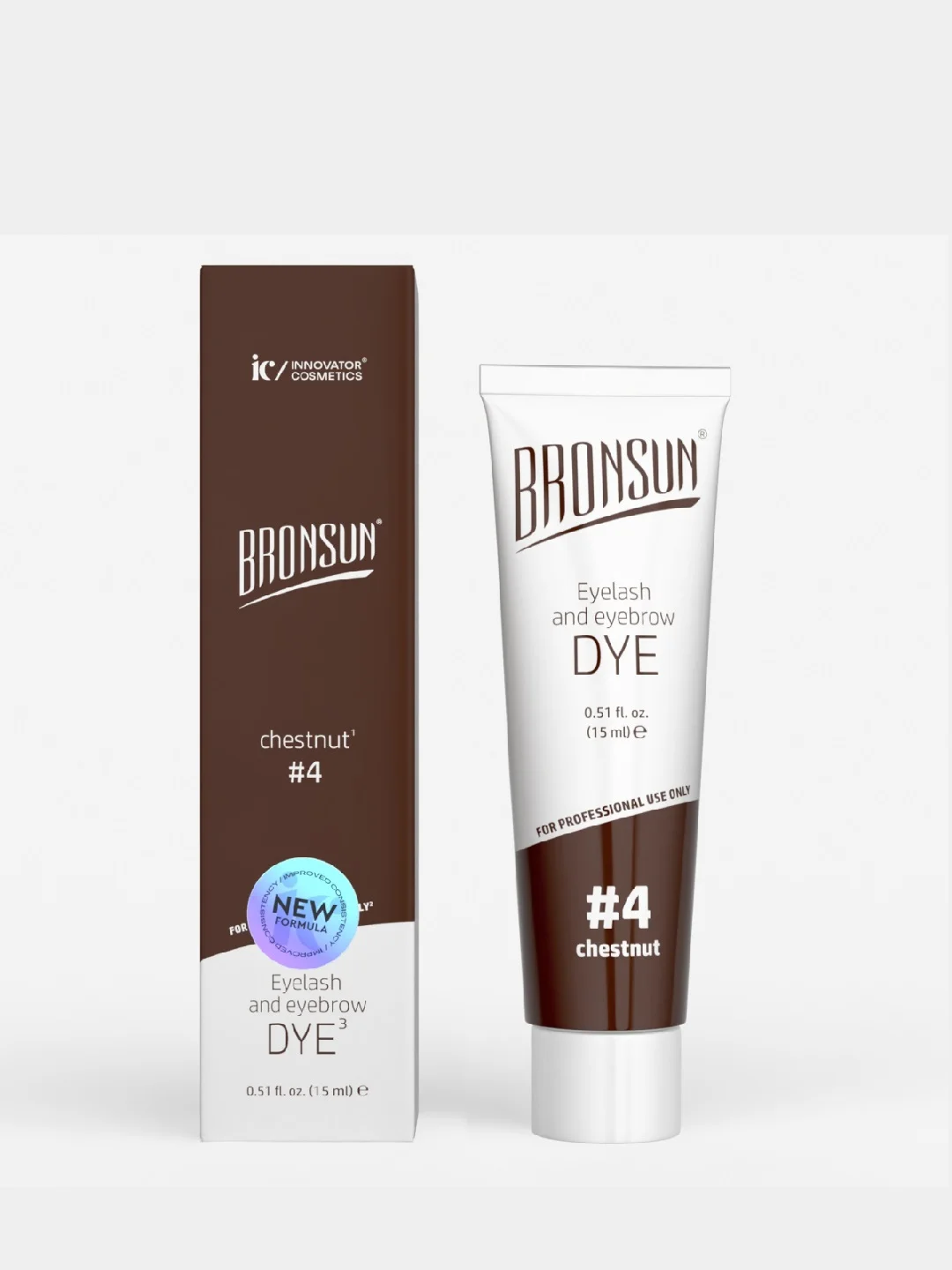 Краска для ресниц и бровей BRONSUN, 15 мл Новая формула