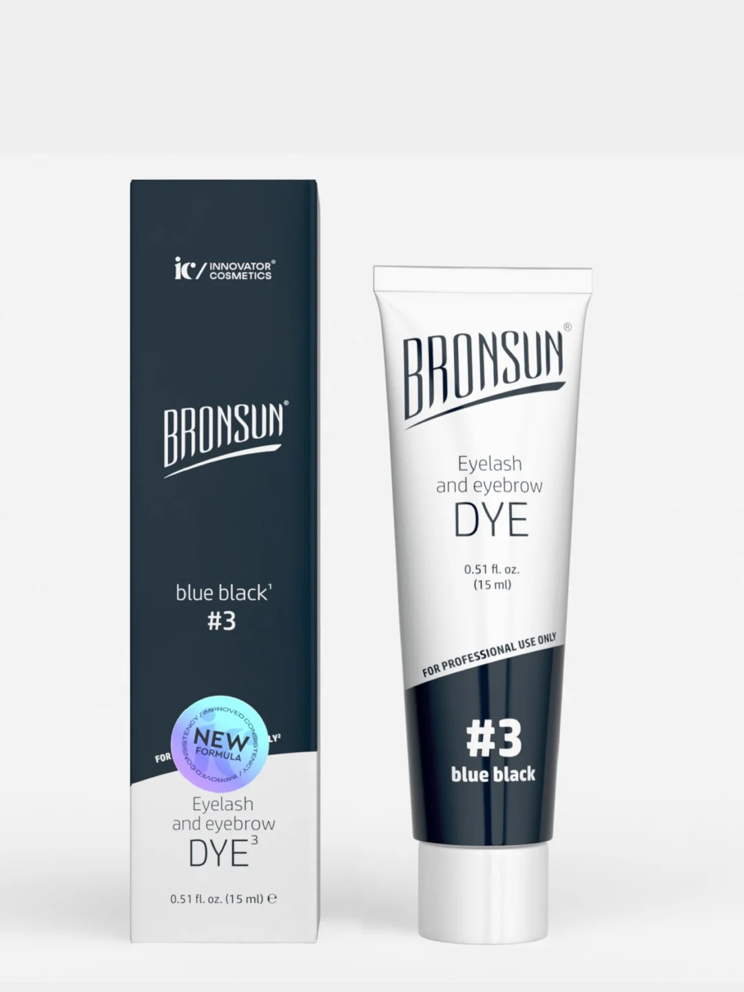 Краска для ресниц и бровей BRONSUN, 15 мл Новая формула