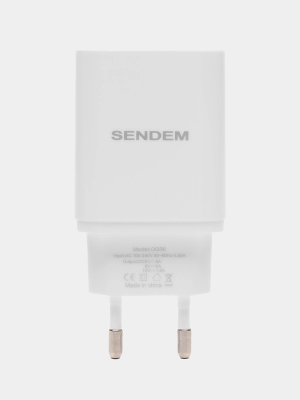Сетевое зарядное устройство SENDEM (OG36) 18W QUICK CHARGING