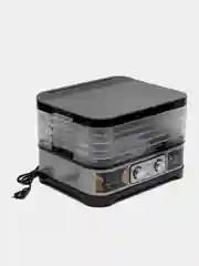 Черный сушилка для овощей и фруктов BQ FD1000, дегидратор, сушка фруктов, объем 10 л