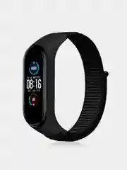 Ремешок на липучке для Xiaomi Mi Band 3, 4, 5, 6, 7 Сяоми Ми Банд