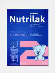 Смесь детская Nutrilak Premium 2, молочная, сухая, адаптированная, с 6 месяцев, 600 г