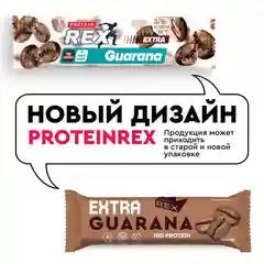 Батончик протеиновый Protein Rex EXTRA "Мокко", экстракт гуараны, 18 штук по 40 г