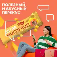 Батончик Protein Rex EXTRA "Манго-папайя", протеиновый, 18 штук по 40 г