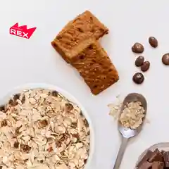 Печенье протеиновое Protein Rex FLAP JACK "Шоколадное", овсяное, 12 штук по 60 г